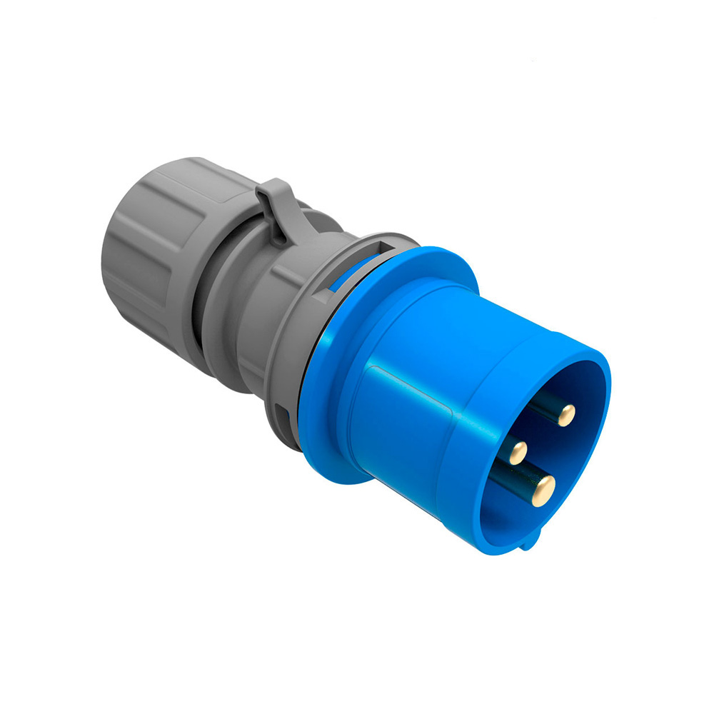 Ficha cetac 2 p+t azul 16a embalada solera