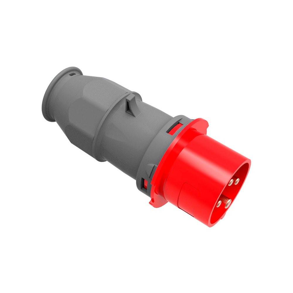 Ficha cetac 3 p + t vermelho 16a embalada solera