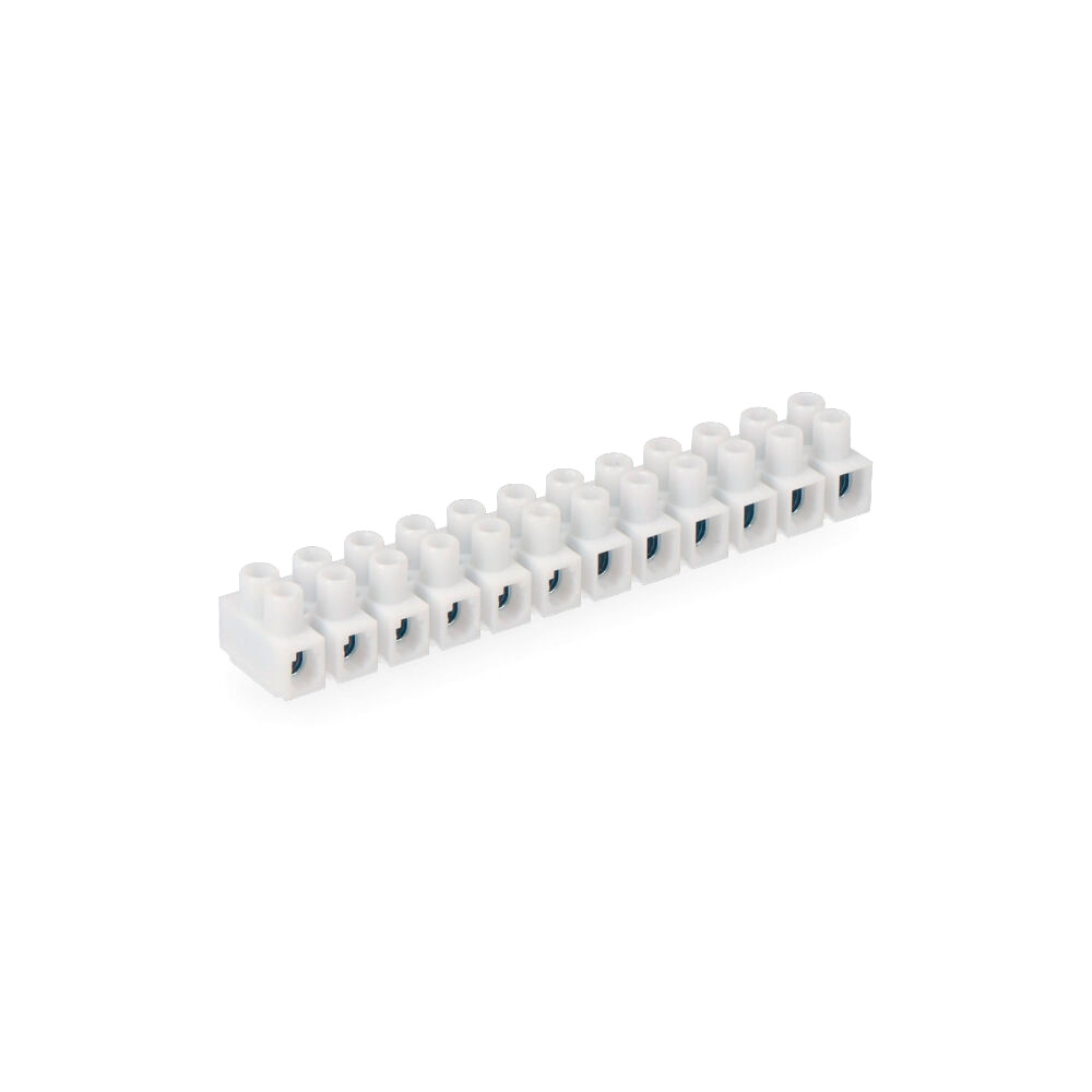 Régua de junção de 2 5mm a 4mm homologada branca embalada edm