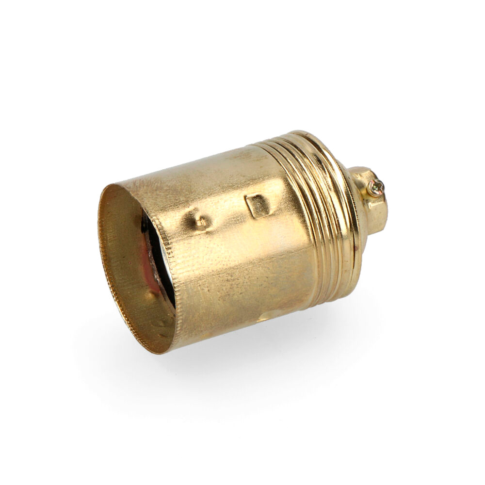 Casquilho ferro-latão e27 retractilado
